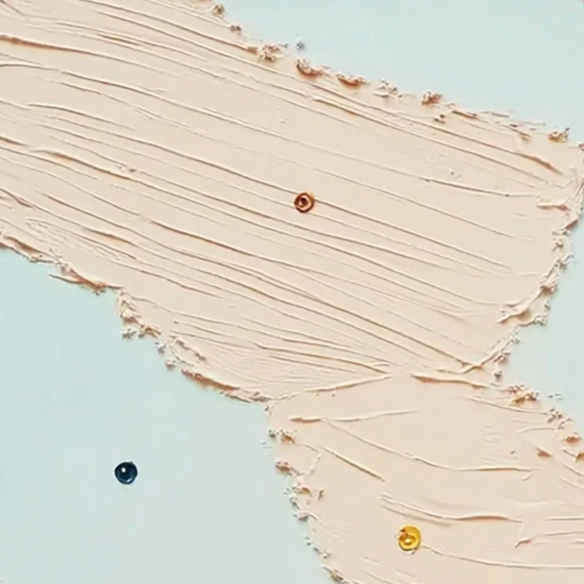 SERENDIPITY: Textured Minimalist Painting with Playful Impasto Details | rolled canvas, ready for custom framing
