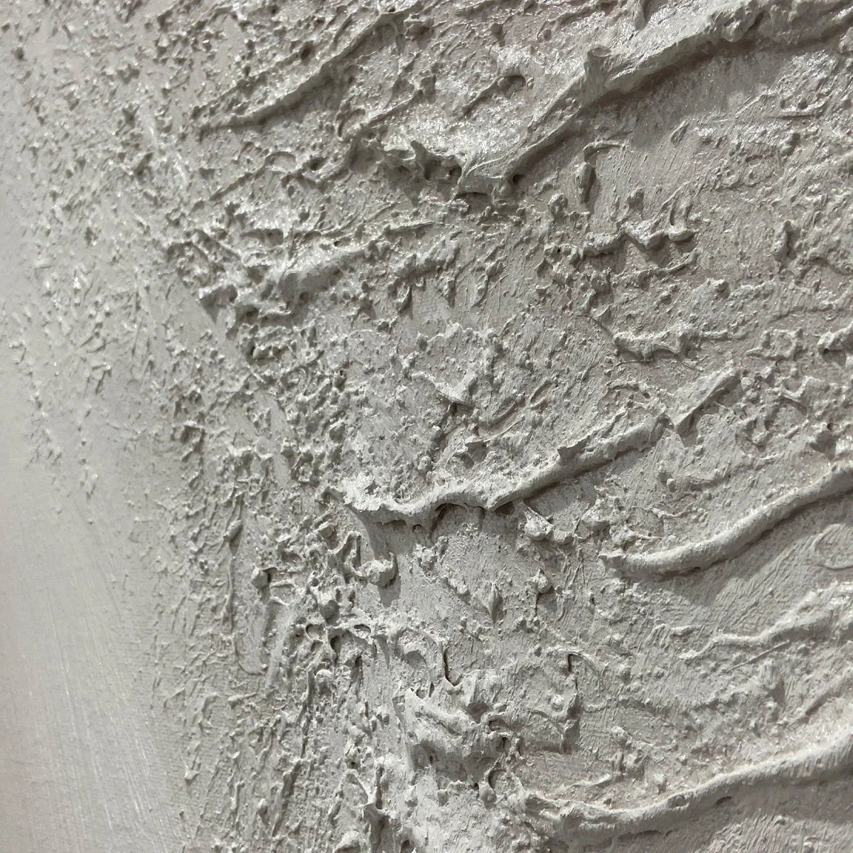 SERENE PATHWAYS: Minimalist Beige Textured Impasto Oil Painting | rolled canvas, ready for custom framing