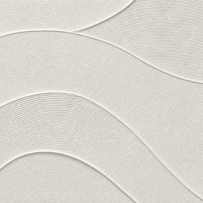 SERENE RHYTHM: Minimalist Textured Wabi Sabi Wall Art Set | rectangular format, hand-painted canvas edge