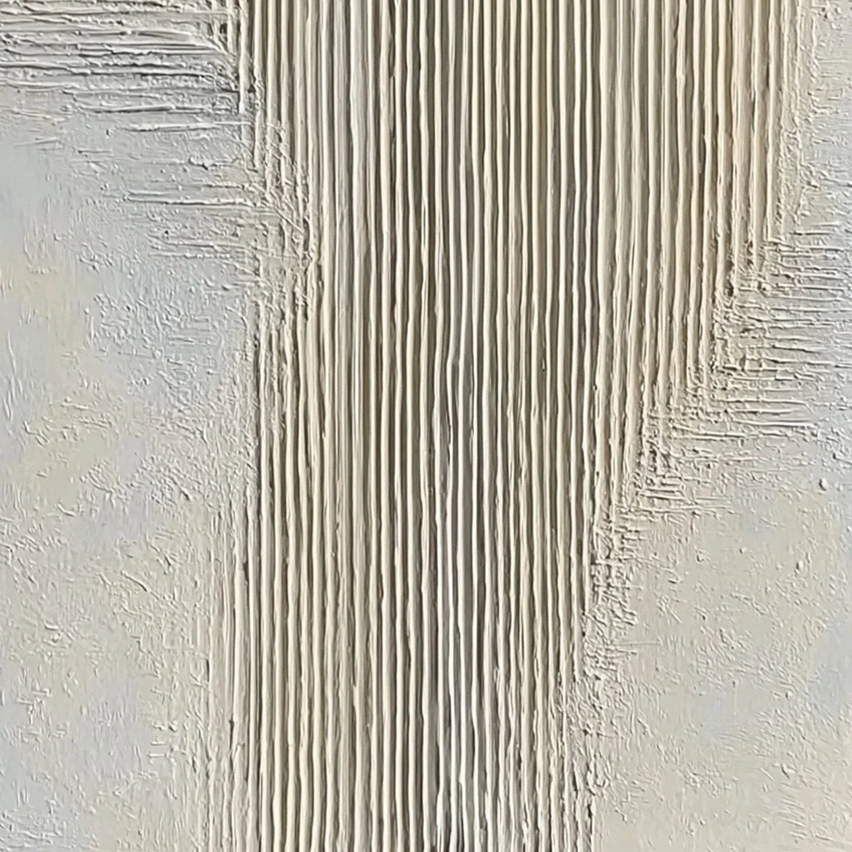 SERENE STRIA: Wabi Sabi Textured Vertical Abstract Painting | rolled canvas, ready for custom framing