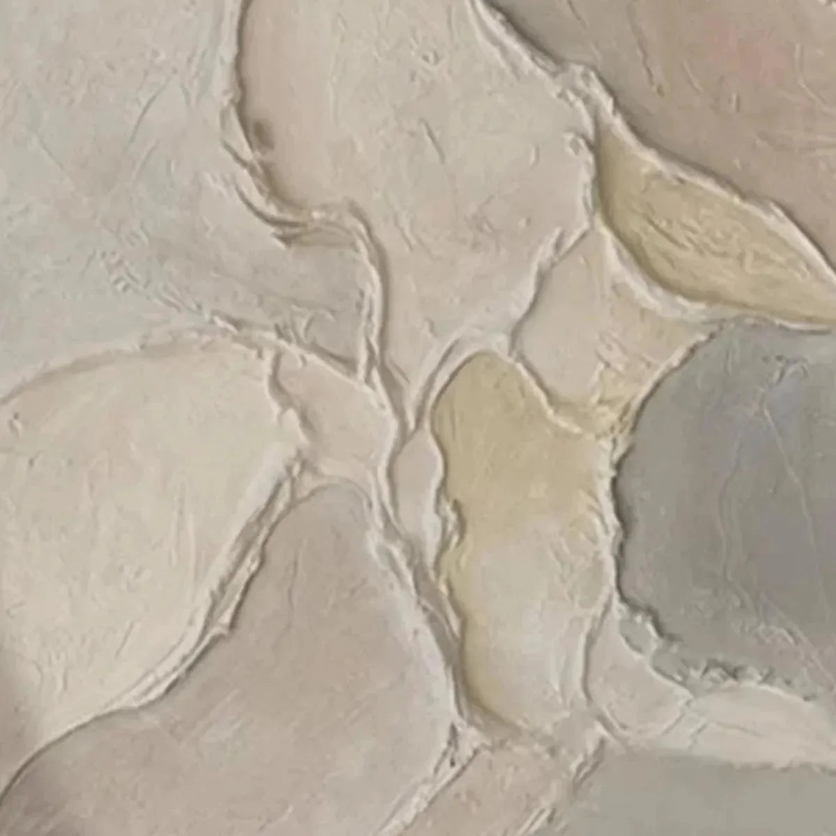 SERENE TEXTURES: Textured Abstract Painting, Neutral Beige Wall Art, Vertical Canvas, Minimalist Decor | Minimalist mood, soft natural light studio shot