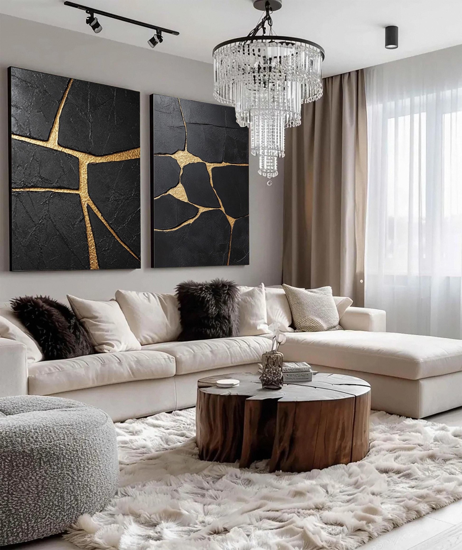 18x24 inch handmade wall art for living room - image 8 of 8