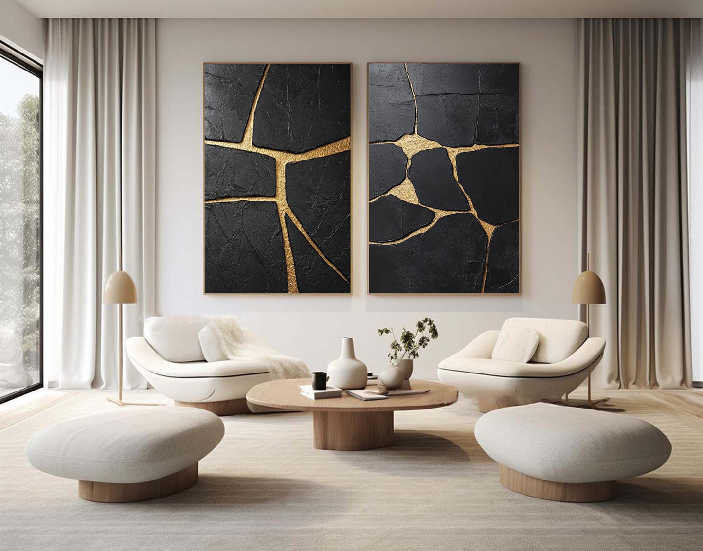 18x24 inch handmade wall art for living room - image 1 of 8