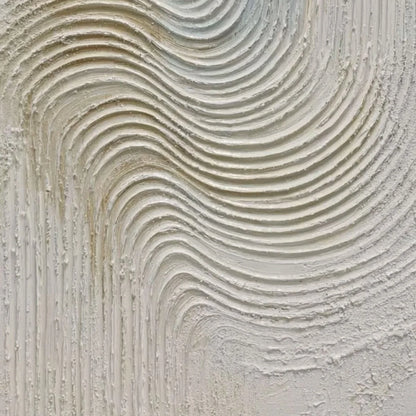 SILENT FREQUENCY: Textured Wabi Sabi Minimalist Abstract Wall Art | rolled canvas, ready for custom framing
