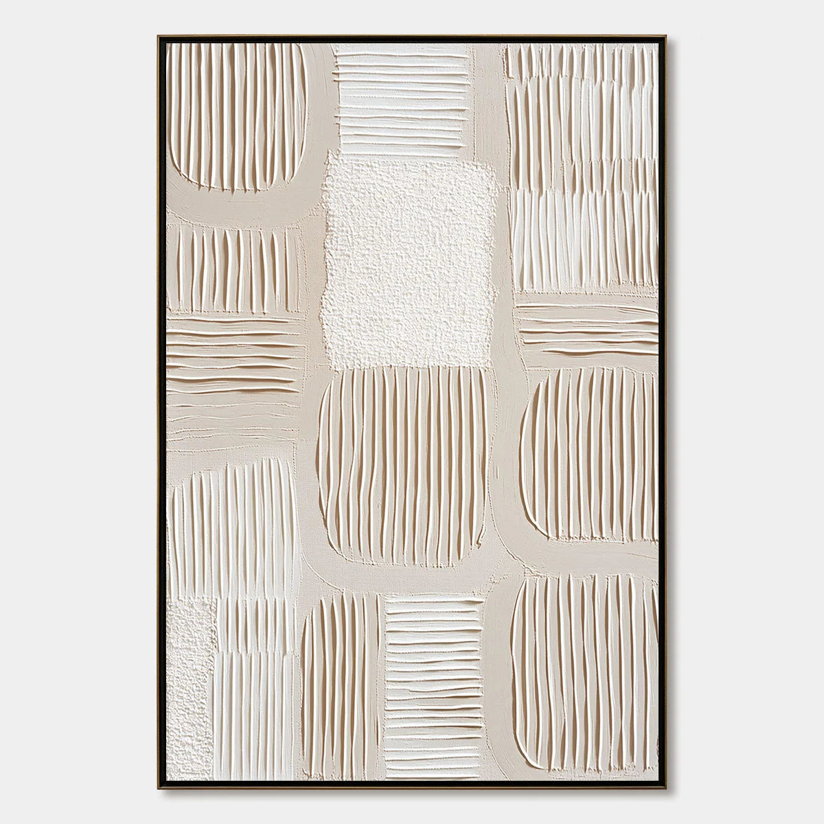 SILENT RHYTHMS: Textured Wabi Sabi Abstract Painting | hanging in living room, Abstract wall art