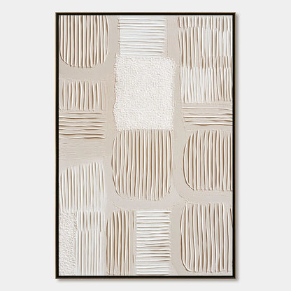 SILENT RHYTHMS: Textured Wabi Sabi Abstract Painting | hanging in living room, Abstract wall art