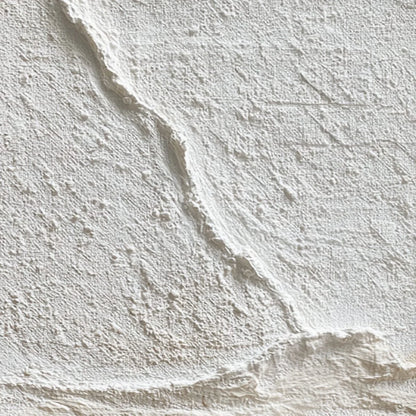 SILENT STRATA: Wabi Sabi Textured Minimalist Abstract Painting | rolled canvas, ready for custom framing
