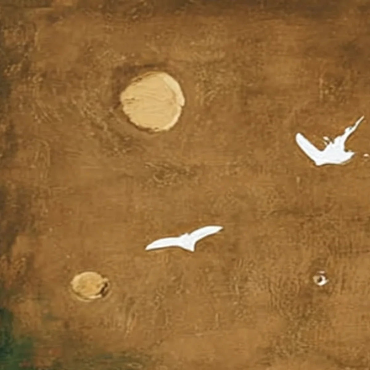SOJOURN: Earthy Wabi Sabi Abstract Landscape Painting | rolled canvas, ready for custom framing