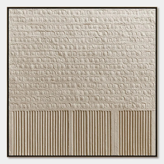 STONE TABLET: Textured Wabi Sabi Minimalist Abstract Painting | hanging in living room, Minimalist wall art