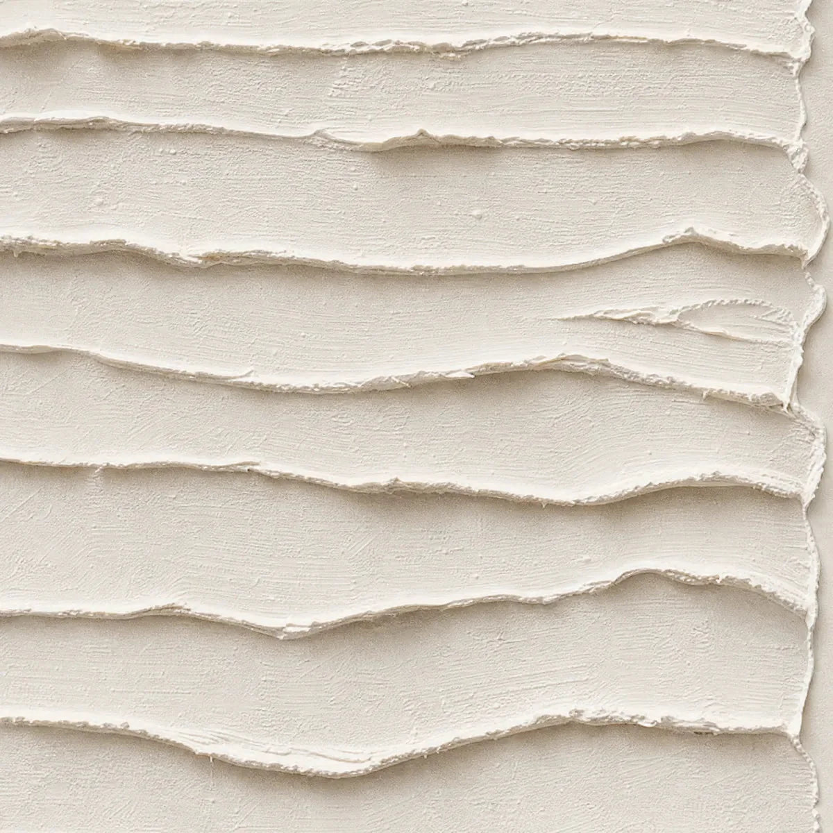 STRATA: Textured Wabi-Sabi Minimalist Abstract Painting | rectangular format, hand-painted canvas edge