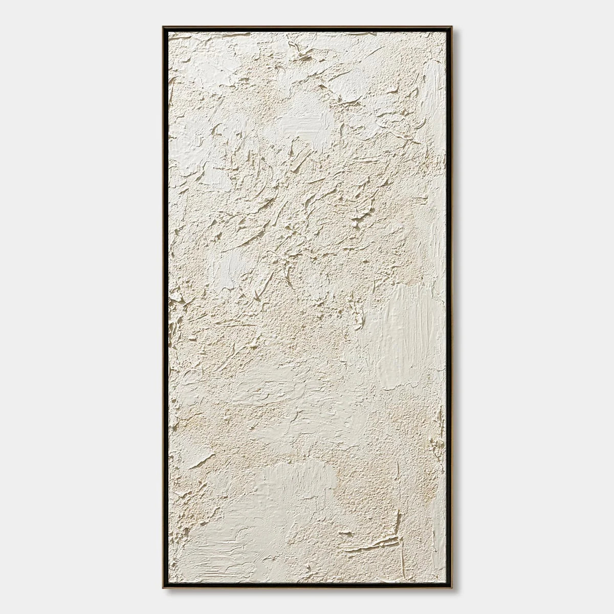 TERRA ALBA: Textured Wabi Sabi Abstract Painting | hanging in living room, Abstract wall art