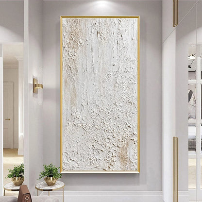 TERRA ALBA: Textured Wabi Sabi Minimalist Abstract Painting | multi-color palette, original oil on stretched canvas art