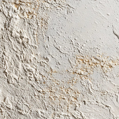 TERRA ALBA: Textured Wabi Sabi Minimalist Abstract Painting | rectangular format, hand-painted canvas edge
