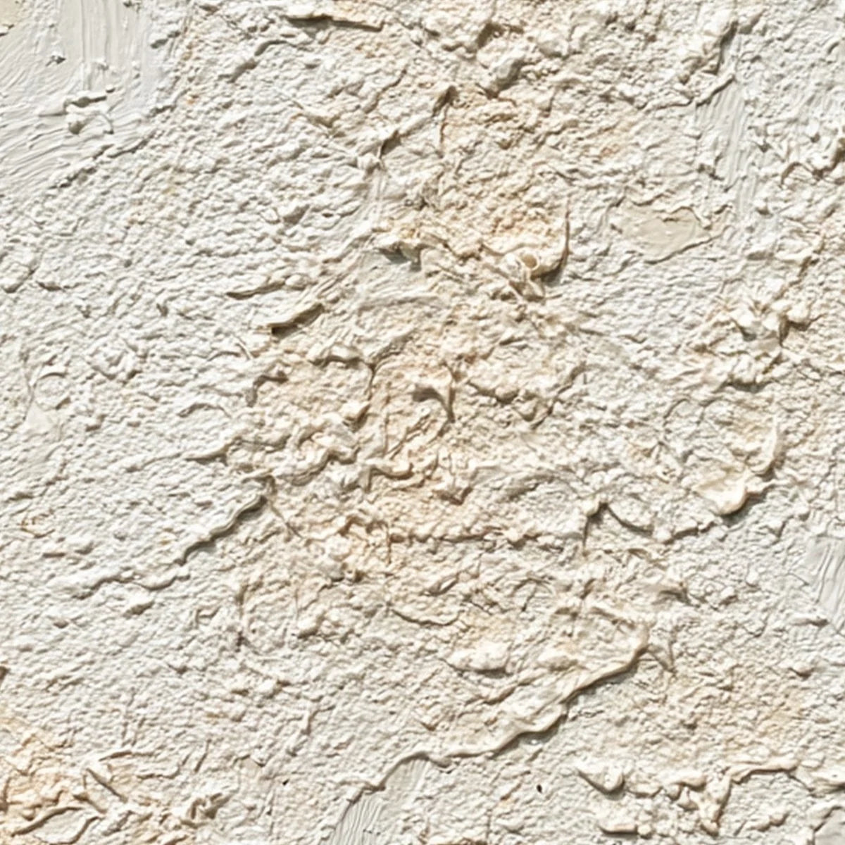 TERRA BLANCA: Heavy Texture Minimalist Wabi Sabi Painting | rectangular format, hand-painted canvas edge