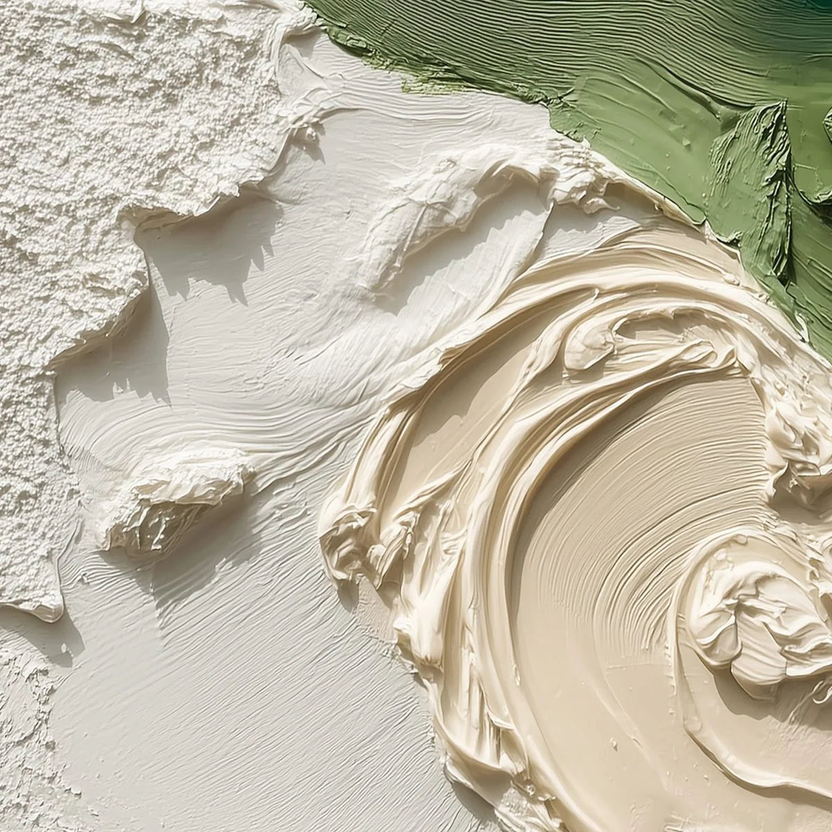 TERRA FIRMA: Heavily Textured Wabi Sabi Abstract Painting in Earth Tones | rectangular format, hand-painted canvas edge