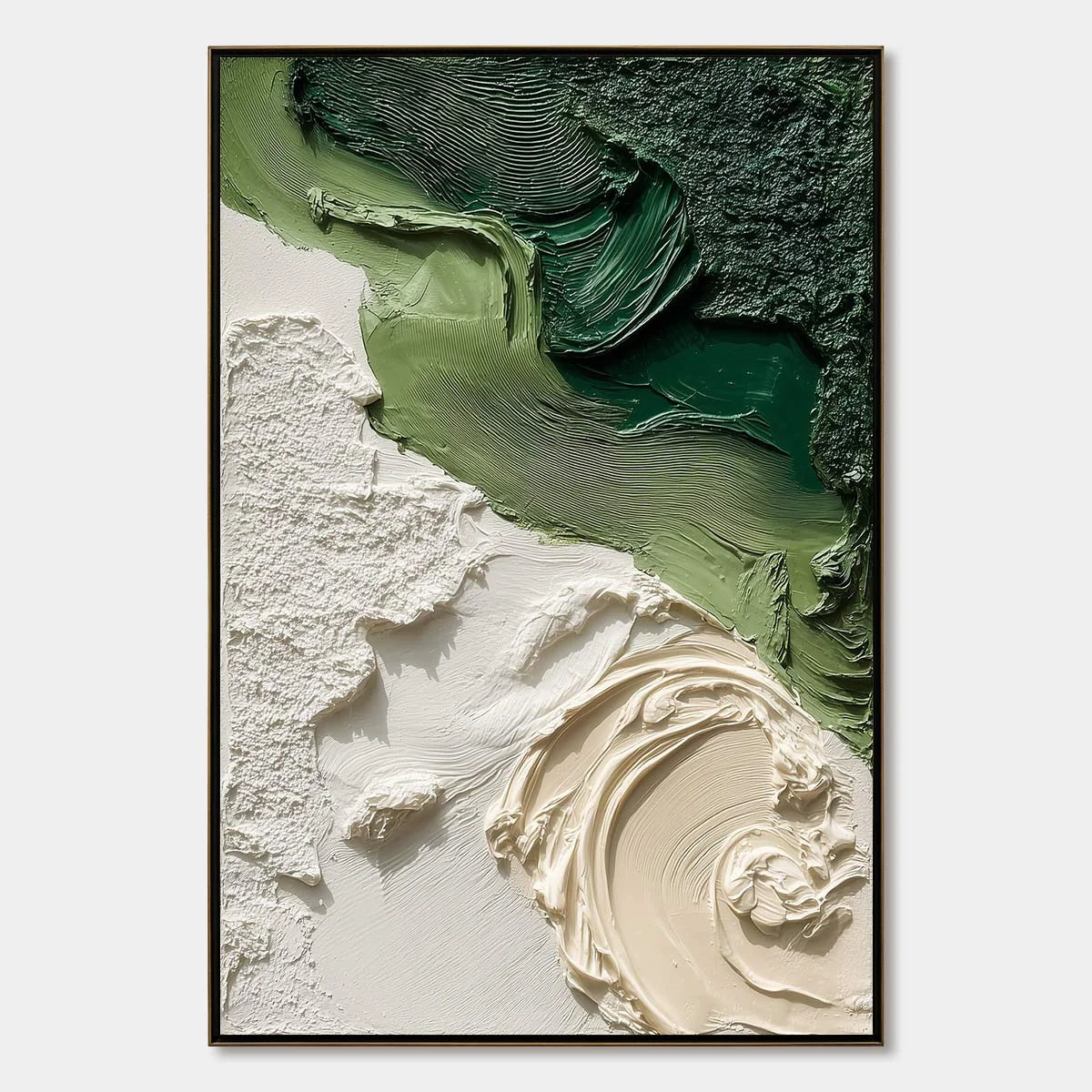 TERRA FIRMA: Heavily Textured Wabi Sabi Abstract Painting in Earth Tones | hanging in living room, Abstract wall art