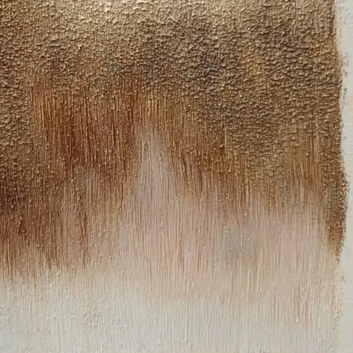TERRA FIRMA: Heavy Textured Wabi Sabi Abstract Painting | rectangular format, hand-painted canvas edge