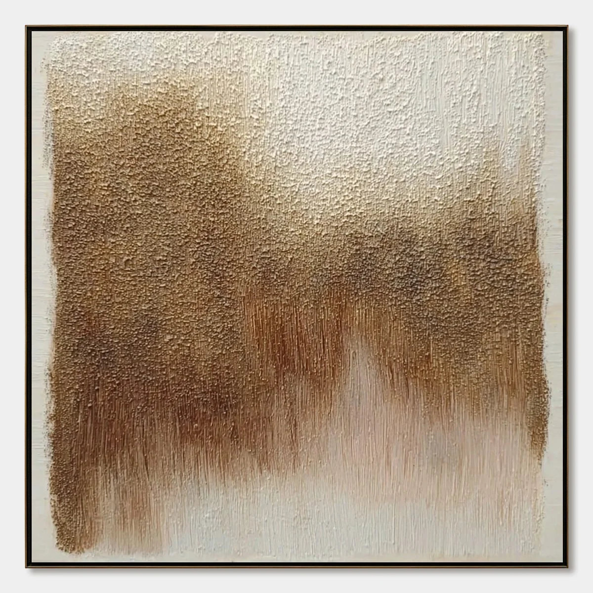 TERRA FIRMA: Heavy Textured Wabi Sabi Abstract Painting | hanging in living room, Abstract wall art