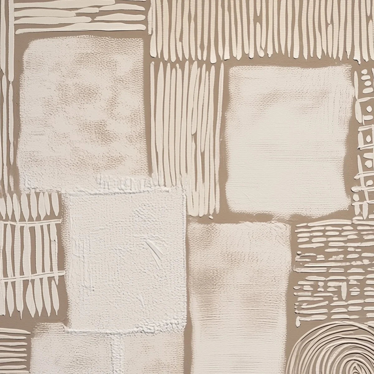 TERRA FIRMA: Textured Wabi-Sabi Abstract Painting for Modern Interiors | rectangular format, hand-painted canvas edge