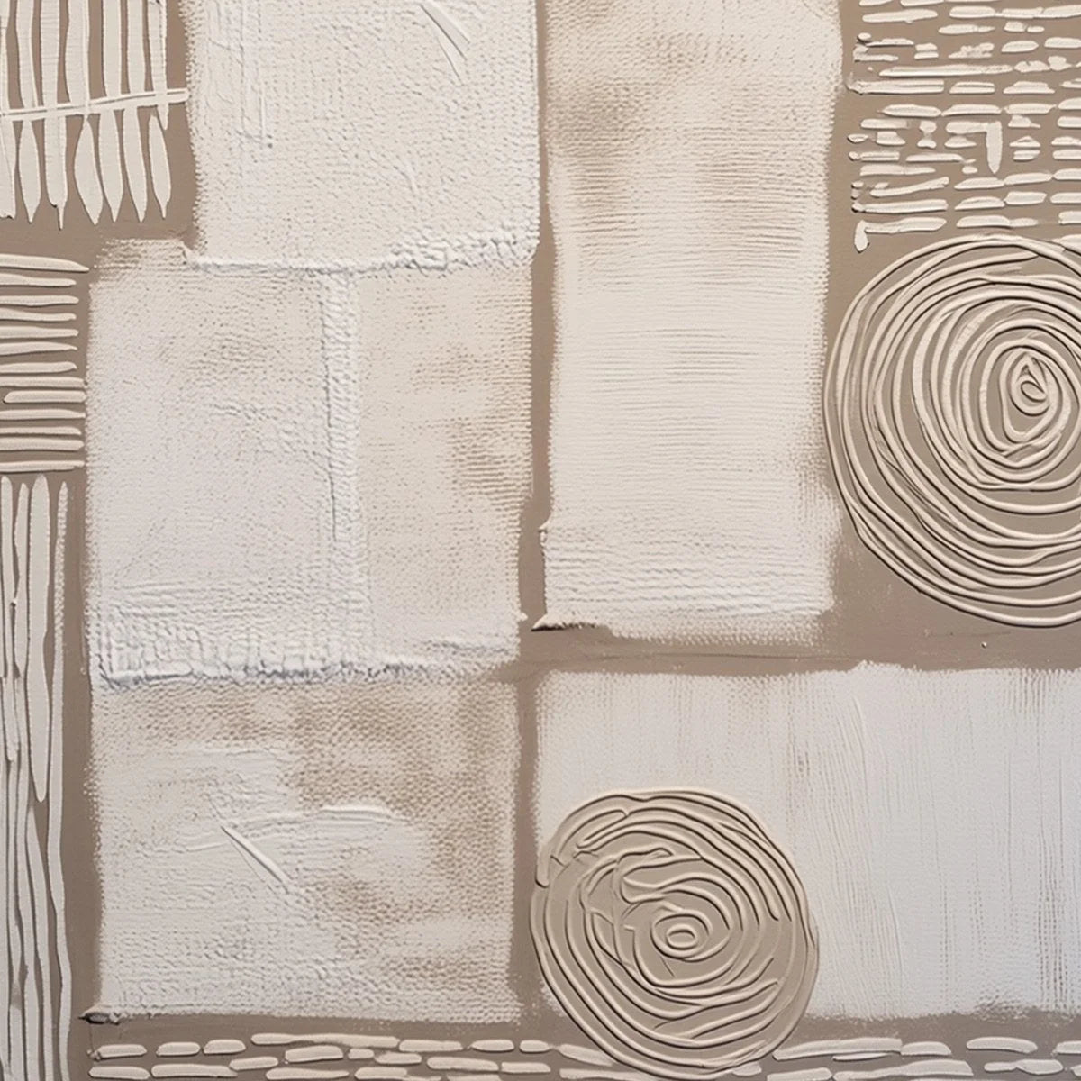 TERRA FIRMA: Textured Wabi-Sabi Abstract Painting for Modern Interiors | rolled canvas, ready for custom framing