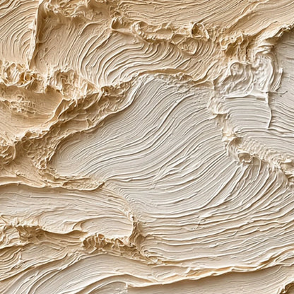 TERRA FIRMA: Textured Wabi Sabi Abstract Oil Painting Wall Art | rolled canvas, ready for custom framing
