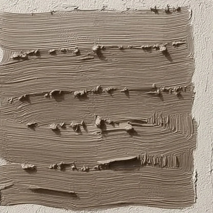 TERRA FIRMA: Textured Wabi Sabi Abstract Painting | rolled canvas, ready for custom framing