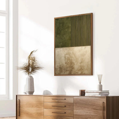 TERRA FIRMA: Textured Wabi Sabi Abstract Painting in Earth Tones | multi-color palette, original oil on stretched canvas art