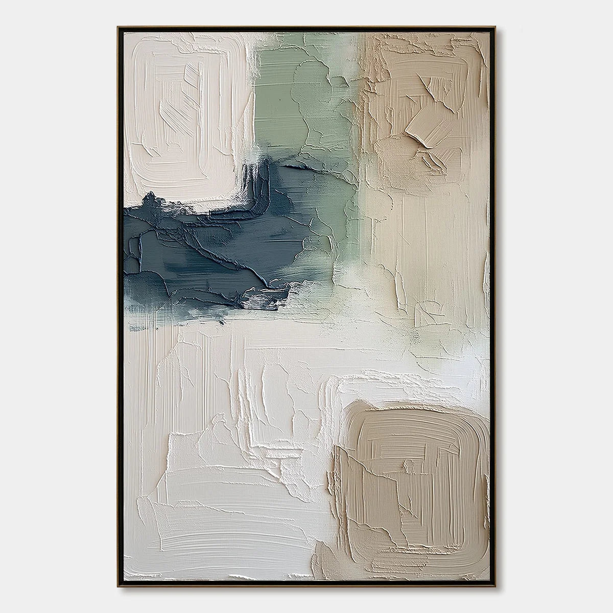 TERRA FIRMA: Textured Wabi-Sabi Abstract Wall Art in Earth Tones | hanging in living room, Abstract wall art