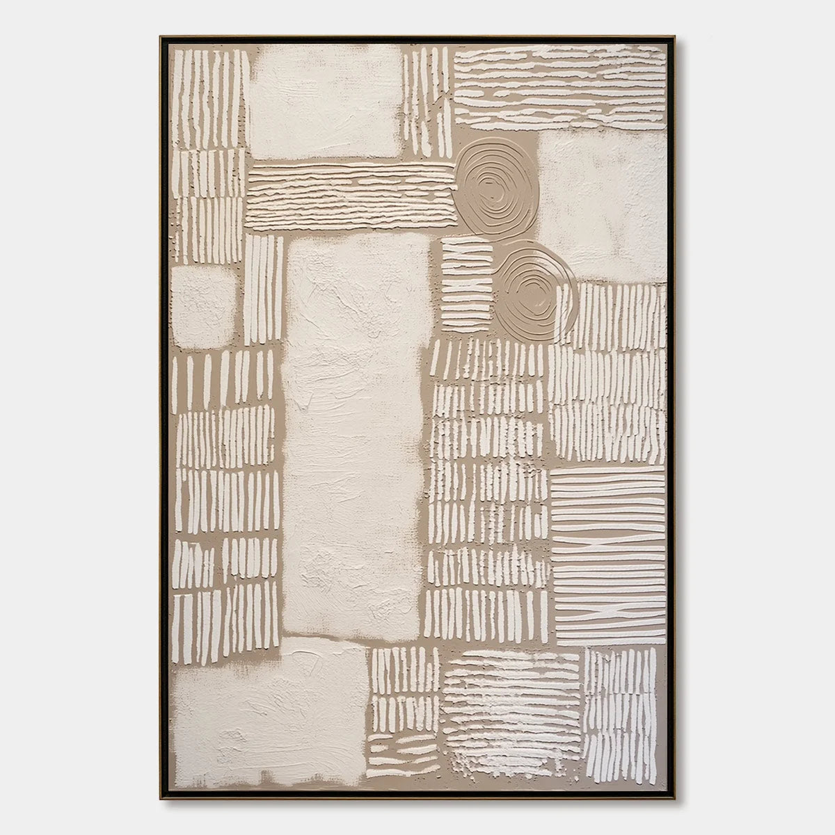 TERRA FORMA: Large Textured Wabi Sabi Abstract Painting | hanging in living room, Abstract wall art