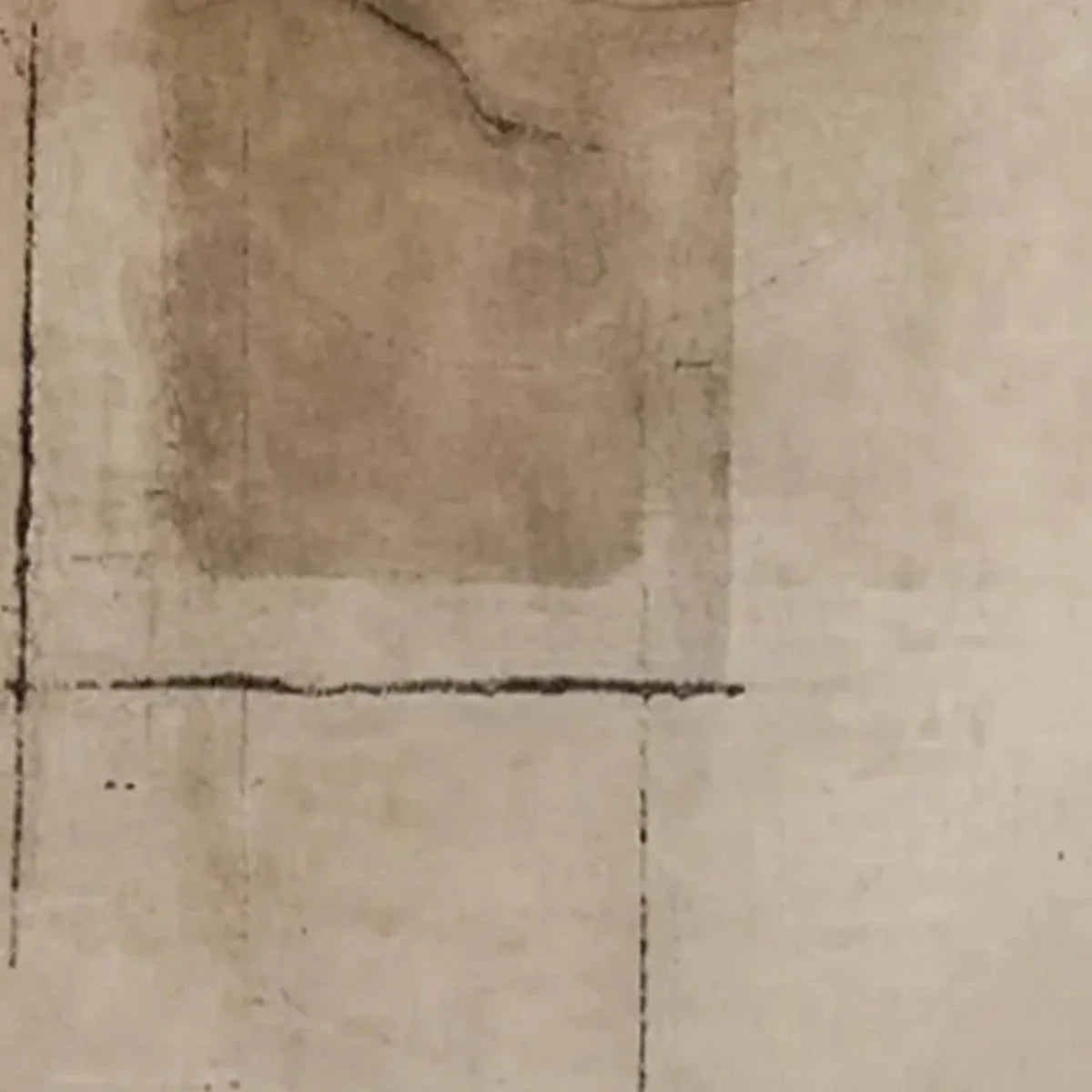 TERRA INCOGNITA: Wabi Sabi Inspired Textured Abstract Earth Tone Painting | rectangular format, hand-painted canvas edge