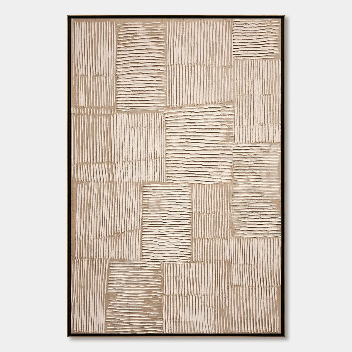 TERRA WEAVE: Heavy Textured Minimalist Wabi Sabi Wall Art | hanging in living room, Minimalist wall art