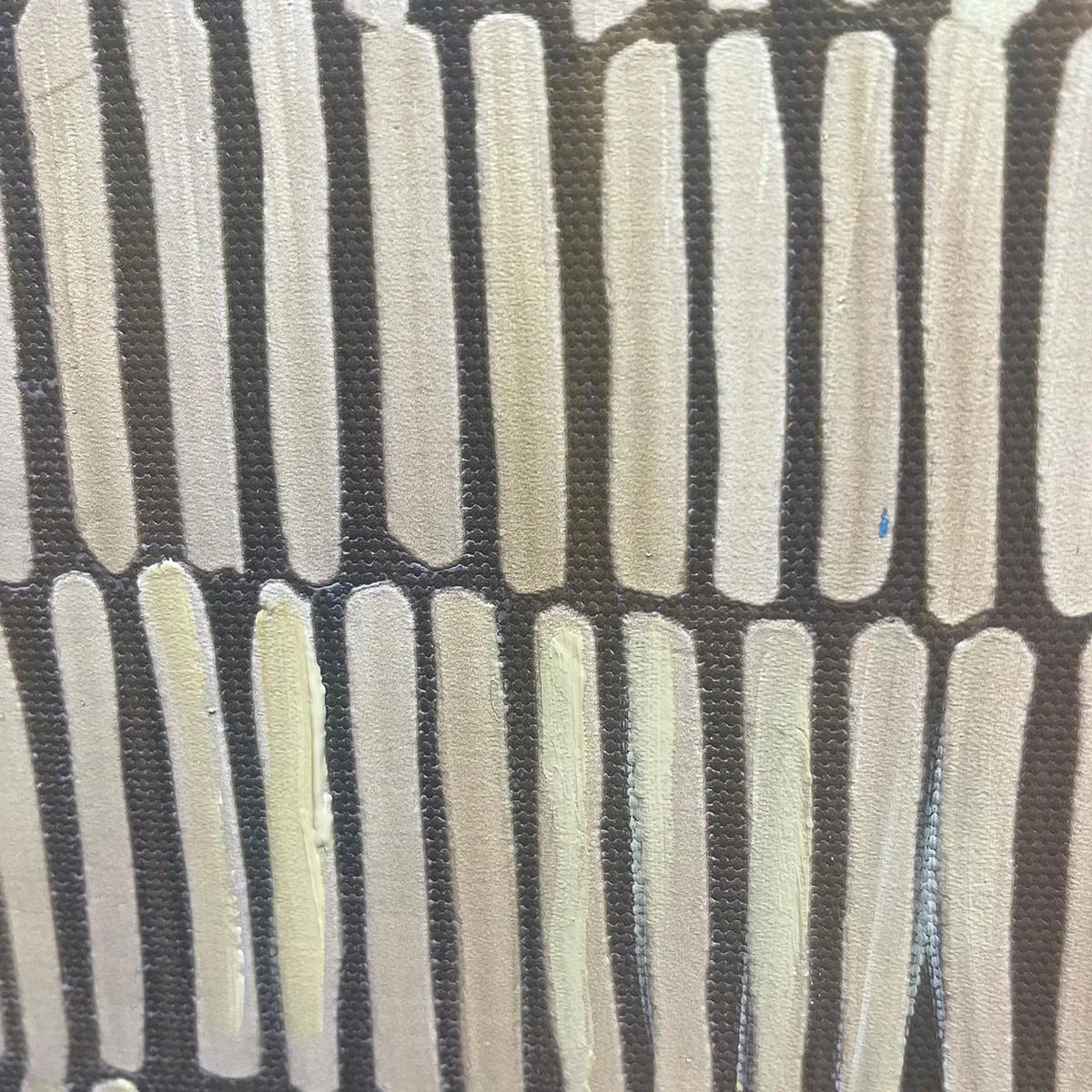 TERRACED SERENITY: Wabi Sabi Minimalist Abstract Painting | rolled canvas, ready for custom framing