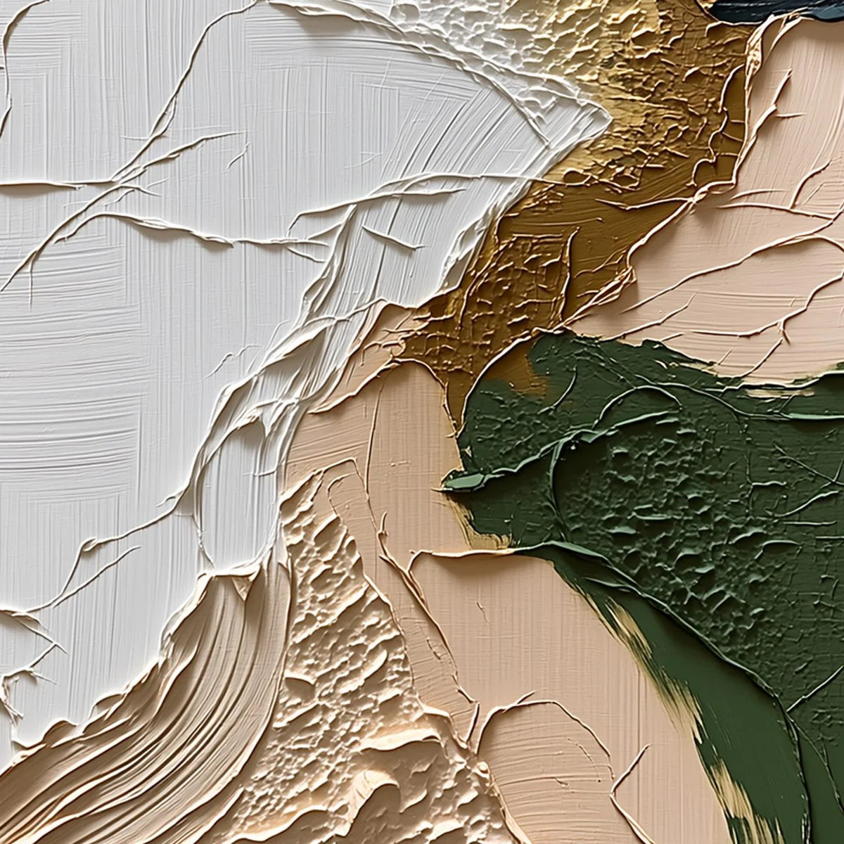 TERRAIN: Textured Wabi Sabi Abstract Painting in Earth Tones | rolled canvas, ready for custom framing