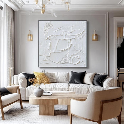 24x24 inch oil painting for living room - image 1 of 9