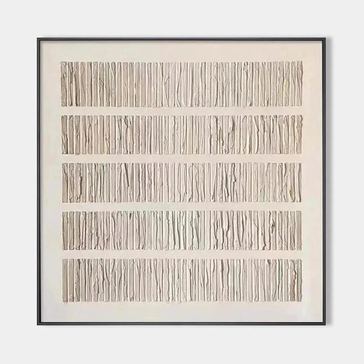 TEXTURED BEIGE: Minimalist Textured Painting | hanging in living room, Minimalist wall art