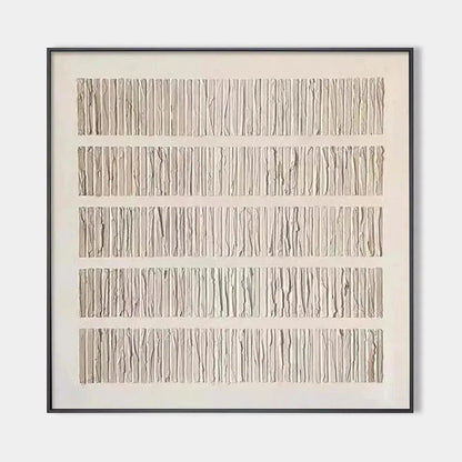 TEXTURED BEIGE: Minimalist Textured Painting | hanging in living room, Minimalist wall art