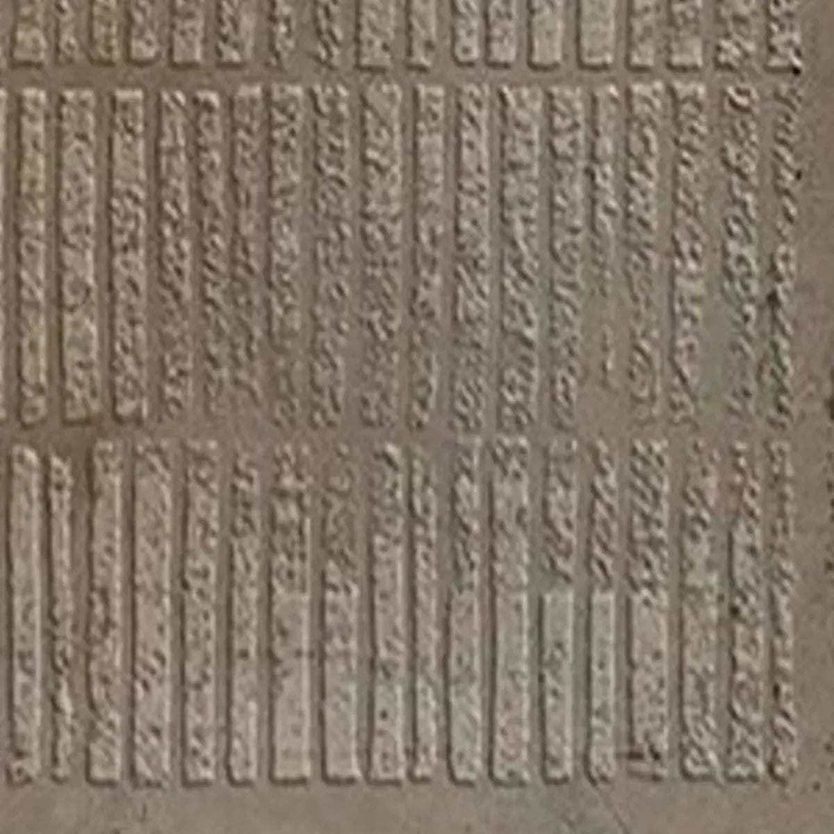 TEXTURED BROWN GRID: Minimalist Textured Painting | rolled canvas, ready for custom framing