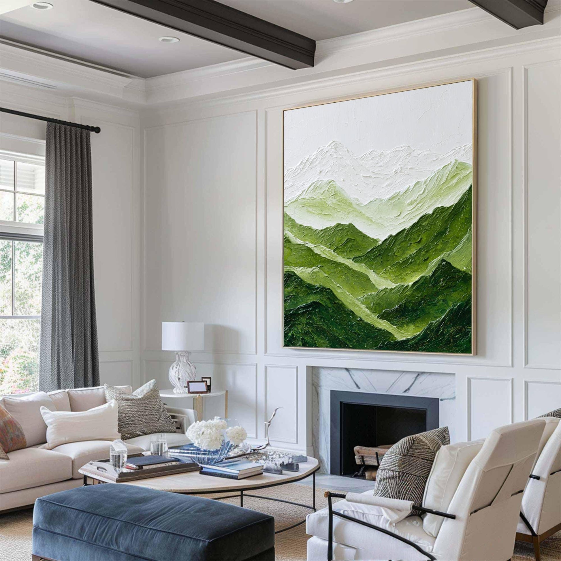 18x24 inch handmade canvas art for living room - image 3 of 9