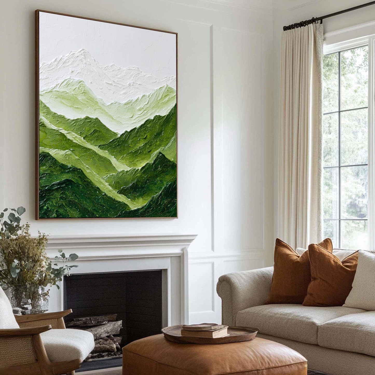18x24 inch handmade canvas art for living room - image 6 of 9