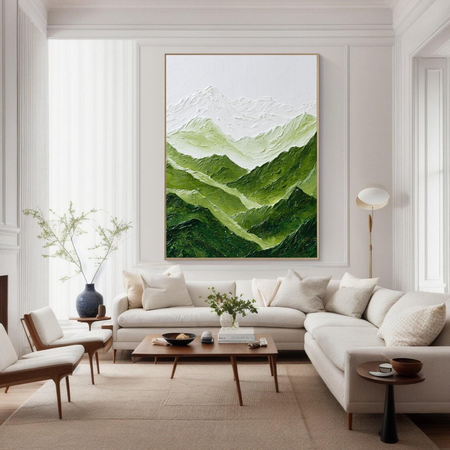 18x24 inch handmade canvas art for living room - image 8 of 9