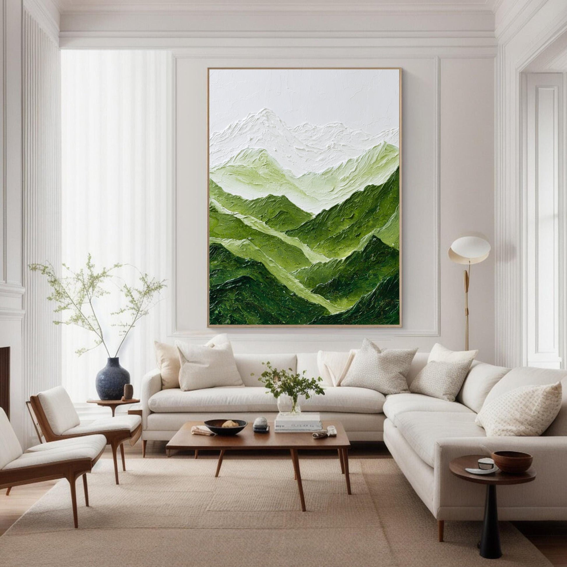 18x24 inch handmade canvas art for living room - image 8 of 9