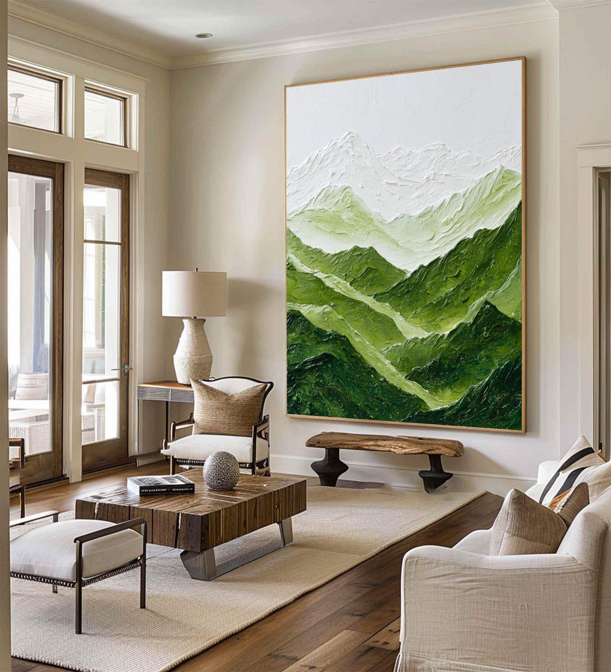 18x24 inch handmade canvas art for living room - image 1 of 9