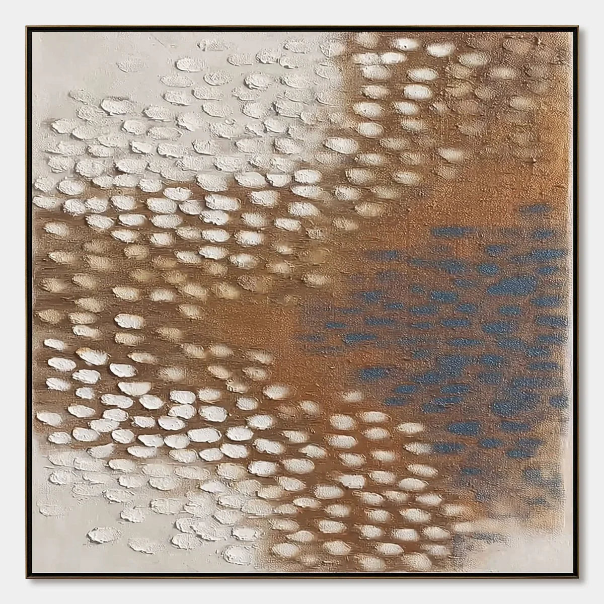 TERRA RHYTHM: Heavily Textured Wabi Sabi Abstract Painting | hanging in living room, Abstract wall art