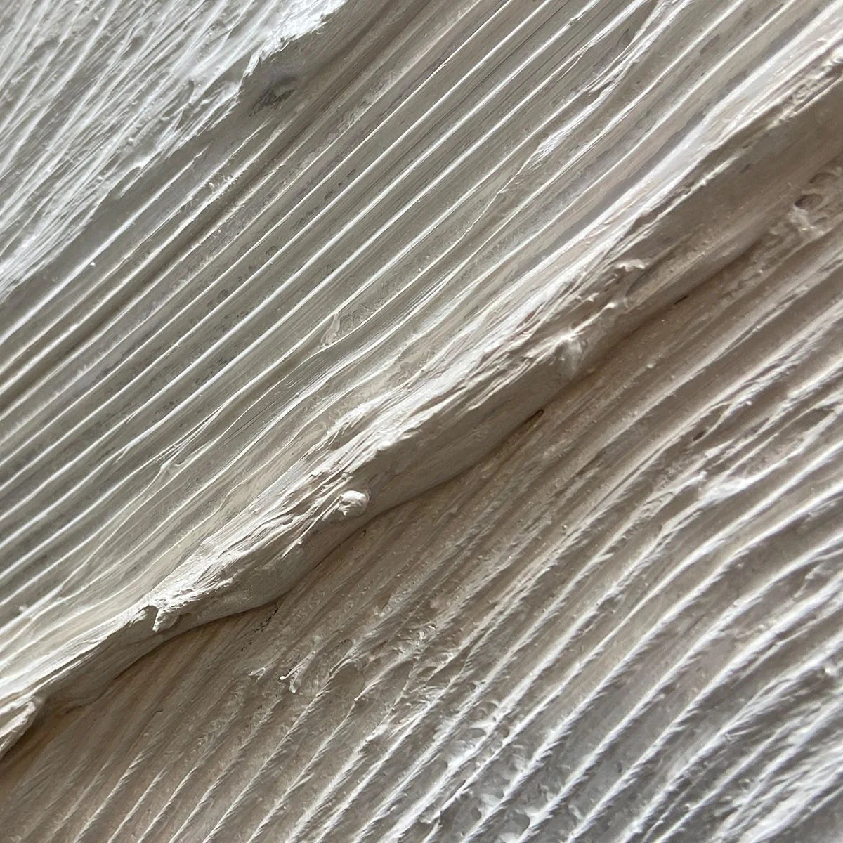DESERT FLOW: Beige Abstract Minimalist Textured Painting for Living Room | rectangular format, hand-painted canvas edge