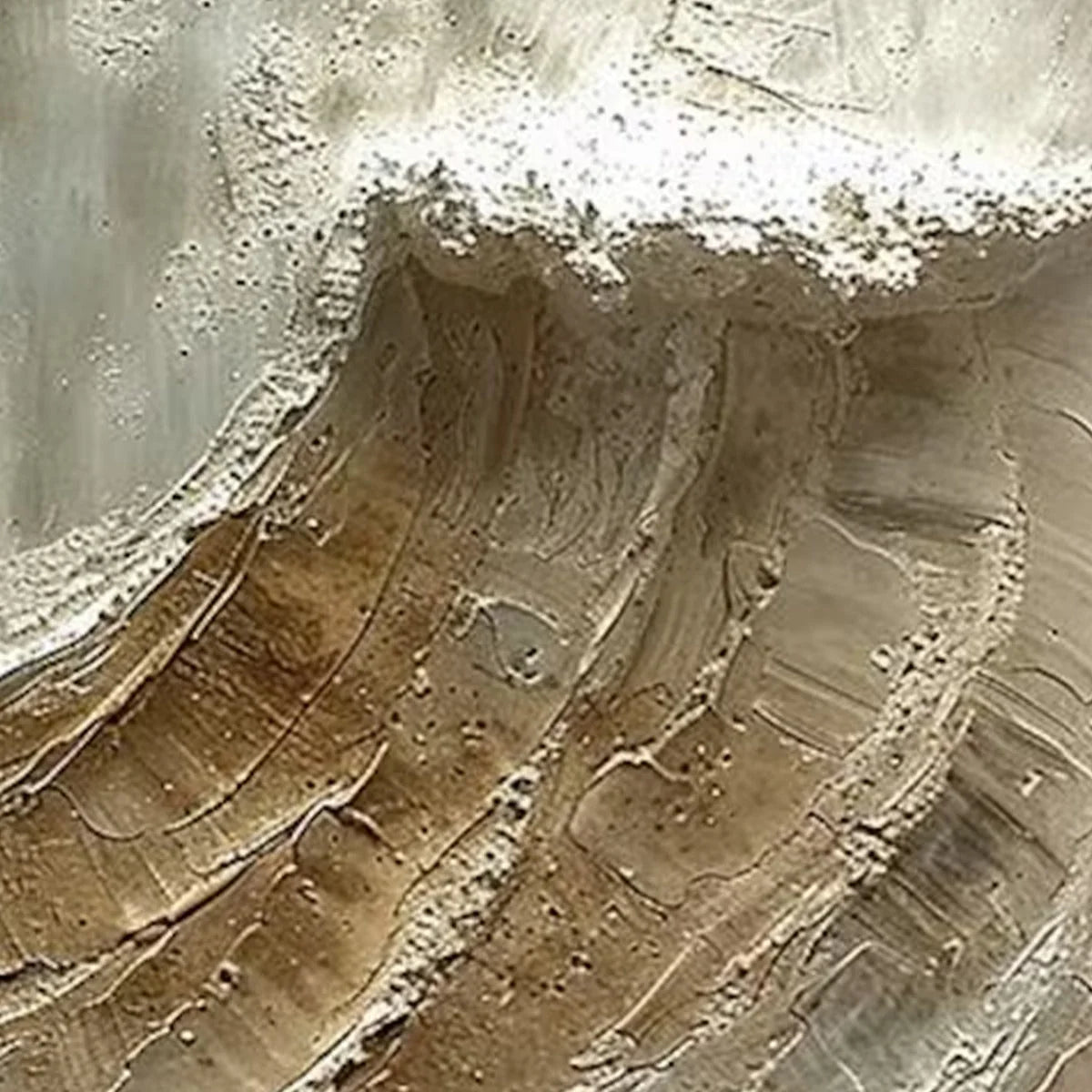 TIDAL WHISPER: Textured Wabi Sabi Coastal Diptych Oil Painting | rolled canvas, ready for custom framing