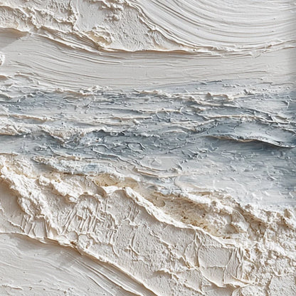 TIDELINE | rectangular format, hand-painted canvas edge