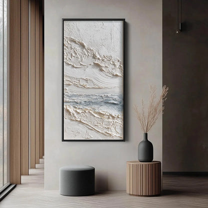 TIDELINE | black frame version on white wall