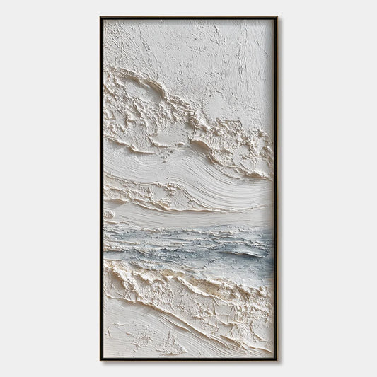 TIDELINE | hanging in , Wabi Sabi wall art