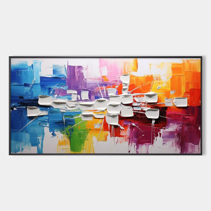 URBAN ABSTRACT: Textured Abstract Oil Painting | hanging in living room, Abstract wall art
