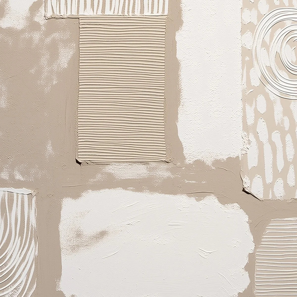 URBAN ARTIFACTS: Large Textured Minimalist Abstract Painting | rolled canvas, ready for custom framing